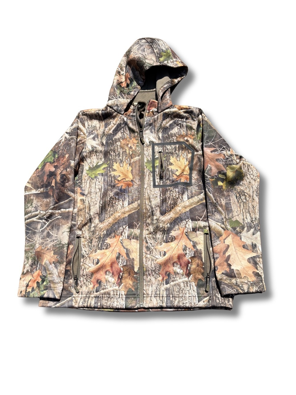 RedHead Women’s XL Camo Hooded Full Zip Jacket w/ Zipped Pockets RealTree